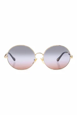 Chloé ZŁOTY Okulary przeciwsłoneczne `Aly`