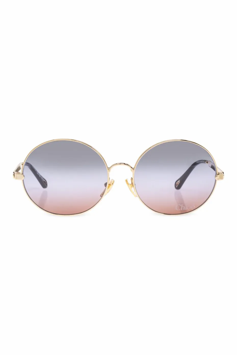 Chloé ZŁOTY Okulary przeciwsłoneczne `Aly`