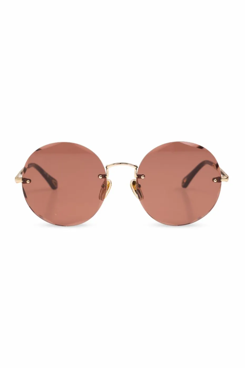 Chloé ZŁOTY Okulary przeciwsłoneczne