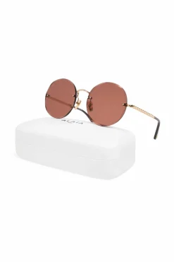 Chloé ZŁOTY Okulary przeciwsłoneczne