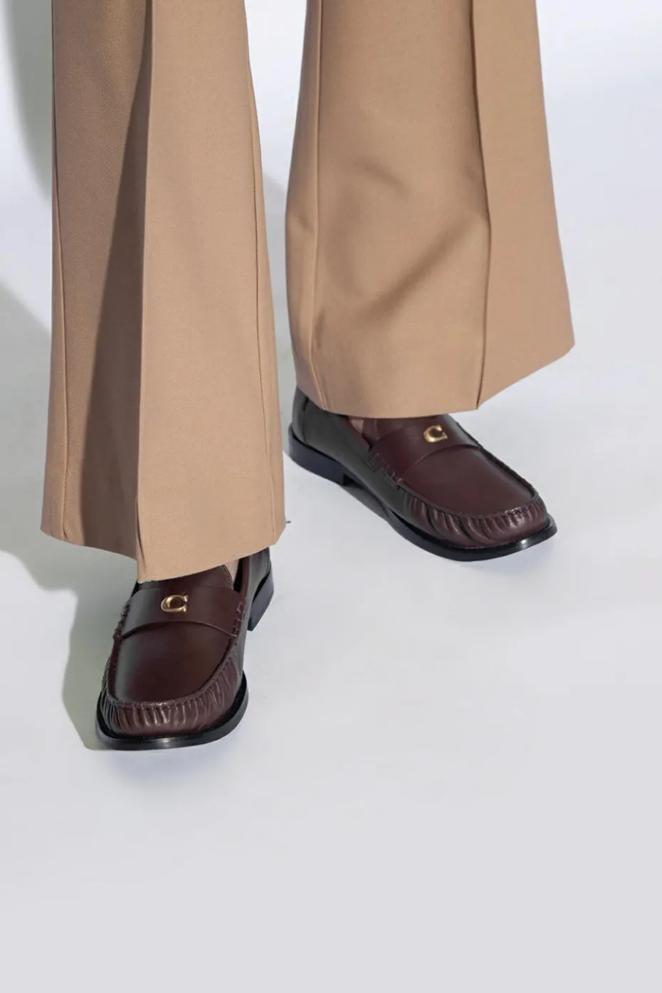 Coach BRĄZOWY Buty ‘Jolene’ typu ‘loafers’