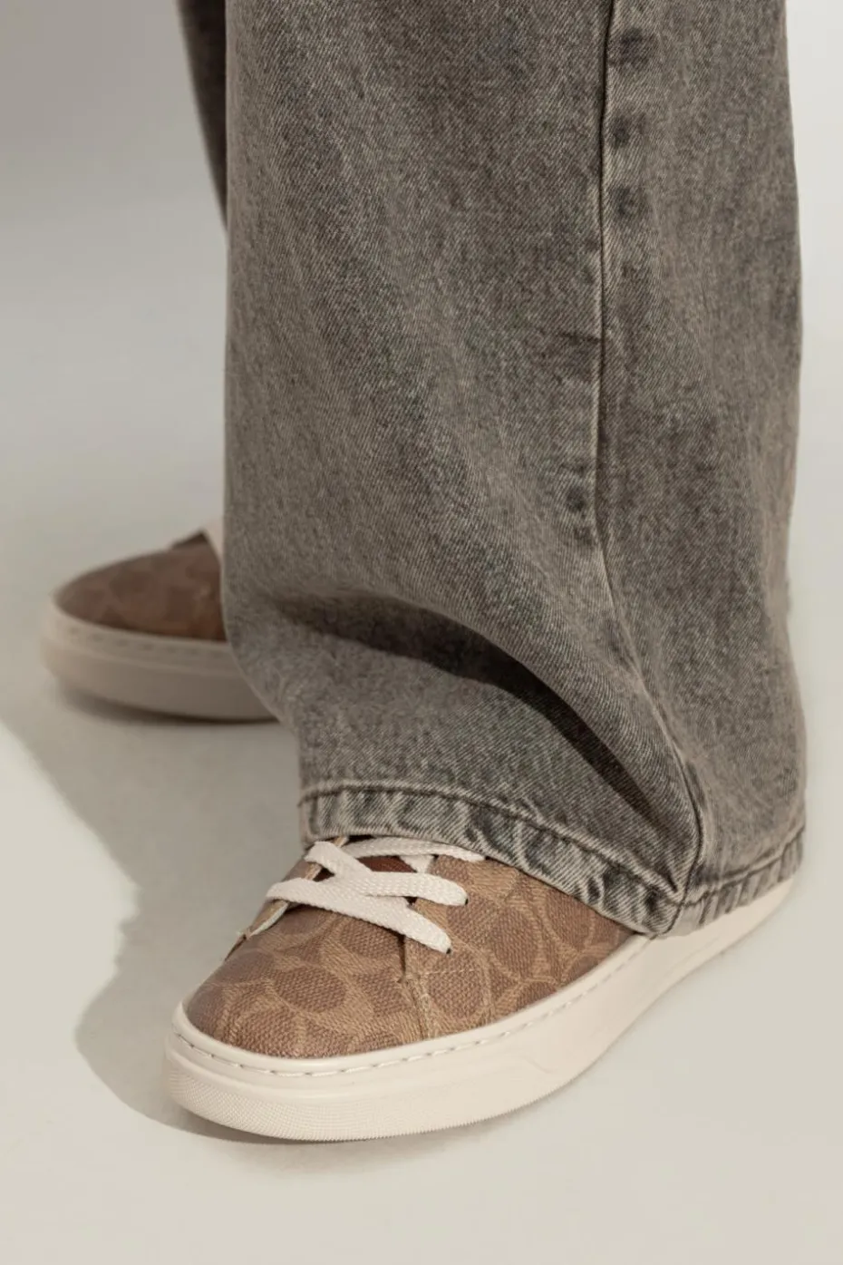 Coach BRĄZOWY Buty sportowe `High Line`