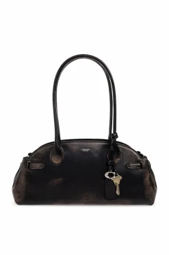 Coach BRĄZOWY Torba na ramię `Carryall 34`