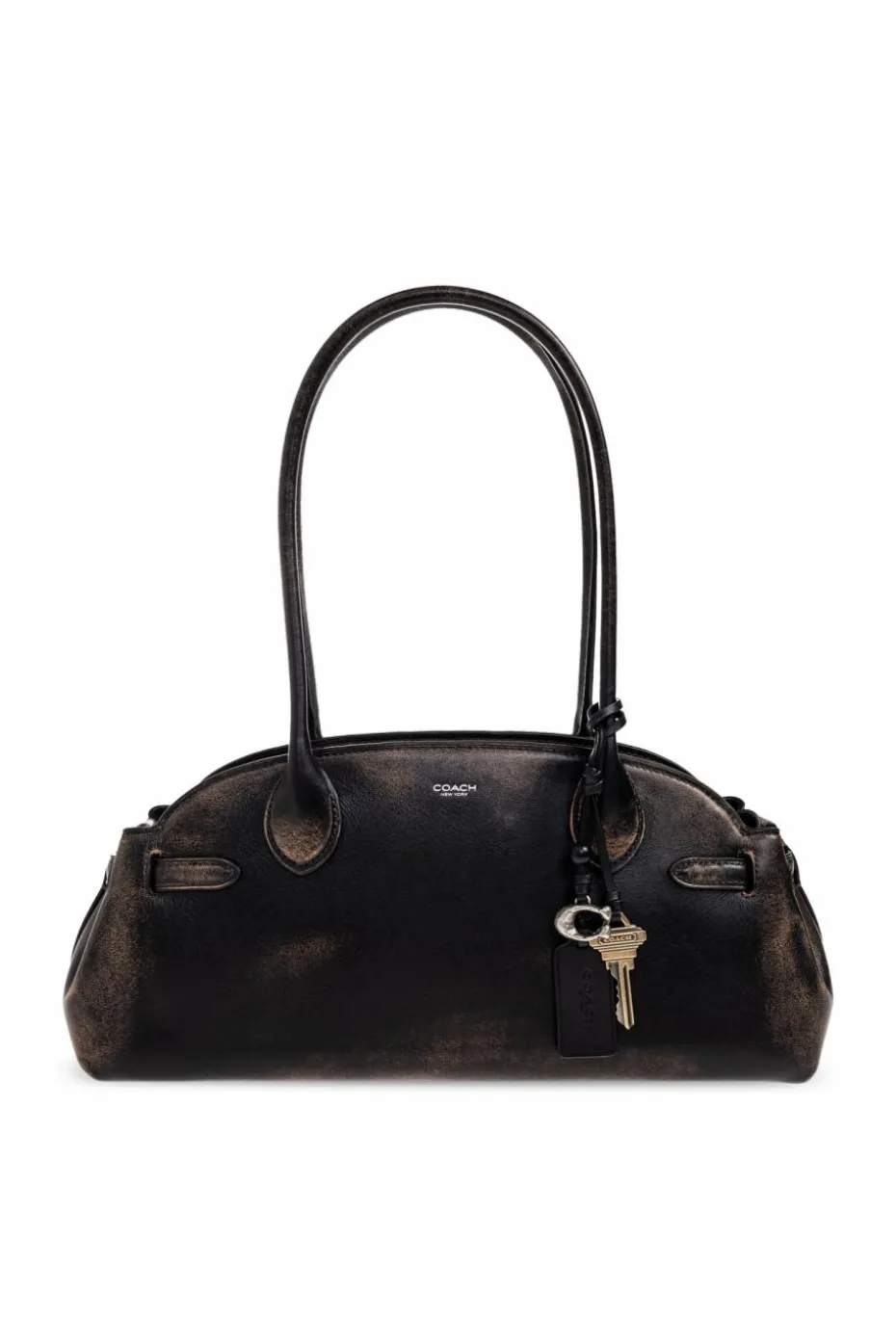 Coach BRĄZOWY Torba na ramię `Carryall 34`