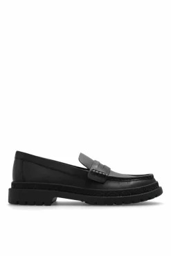 Coach CZARNY Skórzane buty typu ‘loafers’