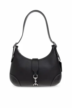 Coach CZARNY Torba ‘Hamptons’ typu ‘hobo’
