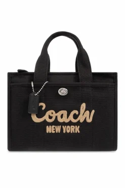 Coach CZARNY Torba na ramię z logo
