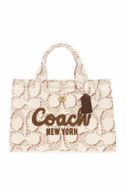 Coach kremowy Torba typu `shopper`