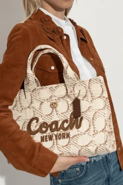 Coach kremowy Torba typu `shopper`