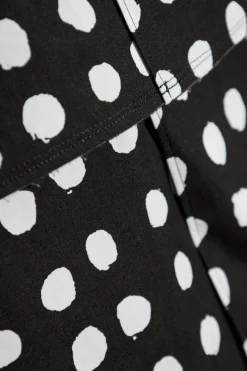 Comme des Garçons Black CZARNY Koszula ze wzorem w kropki
