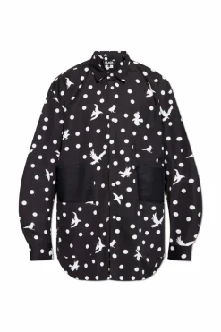 Comme des Garçons Black CZARNY Bawełniana koszula