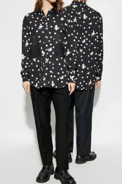 Comme des Garçons Black CZARNY Bawełniana koszula