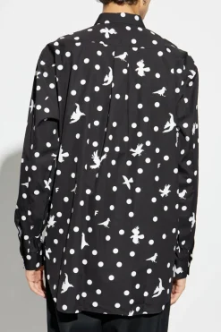 Comme des Garçons Black CZARNY Bawełniana koszula