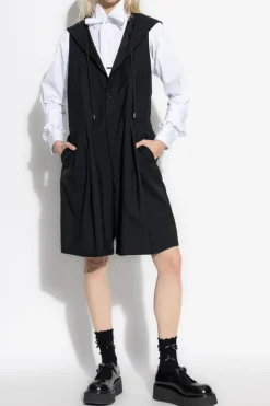 Comme des Garçons Noir Kei Ninomiya CZARNY Wełniany kombinezon