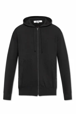 Comme des Garçons Play CZARNY Bluza zapinana na zamek