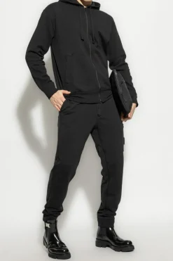 Comme des Garçons Play CZARNY Bluza zapinana na zamek