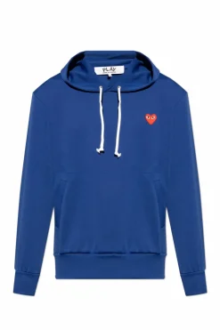 Comme des Garçons Play GRANATOWY Bluza z logo