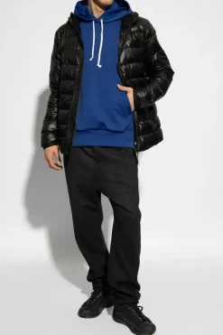 Comme des Garçons Play GRANATOWY Bluza z logo