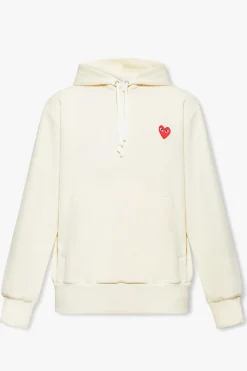 Comme des Garçons Play ŻÓŁTY Bluza z logo