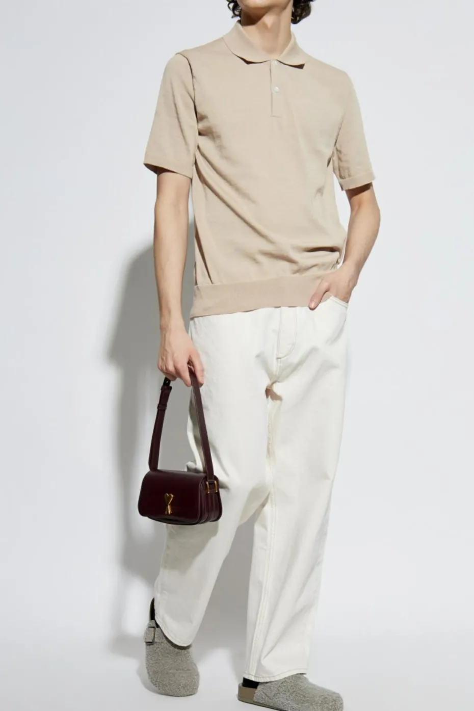 Comme des Garçons Shirt beżowy Polo