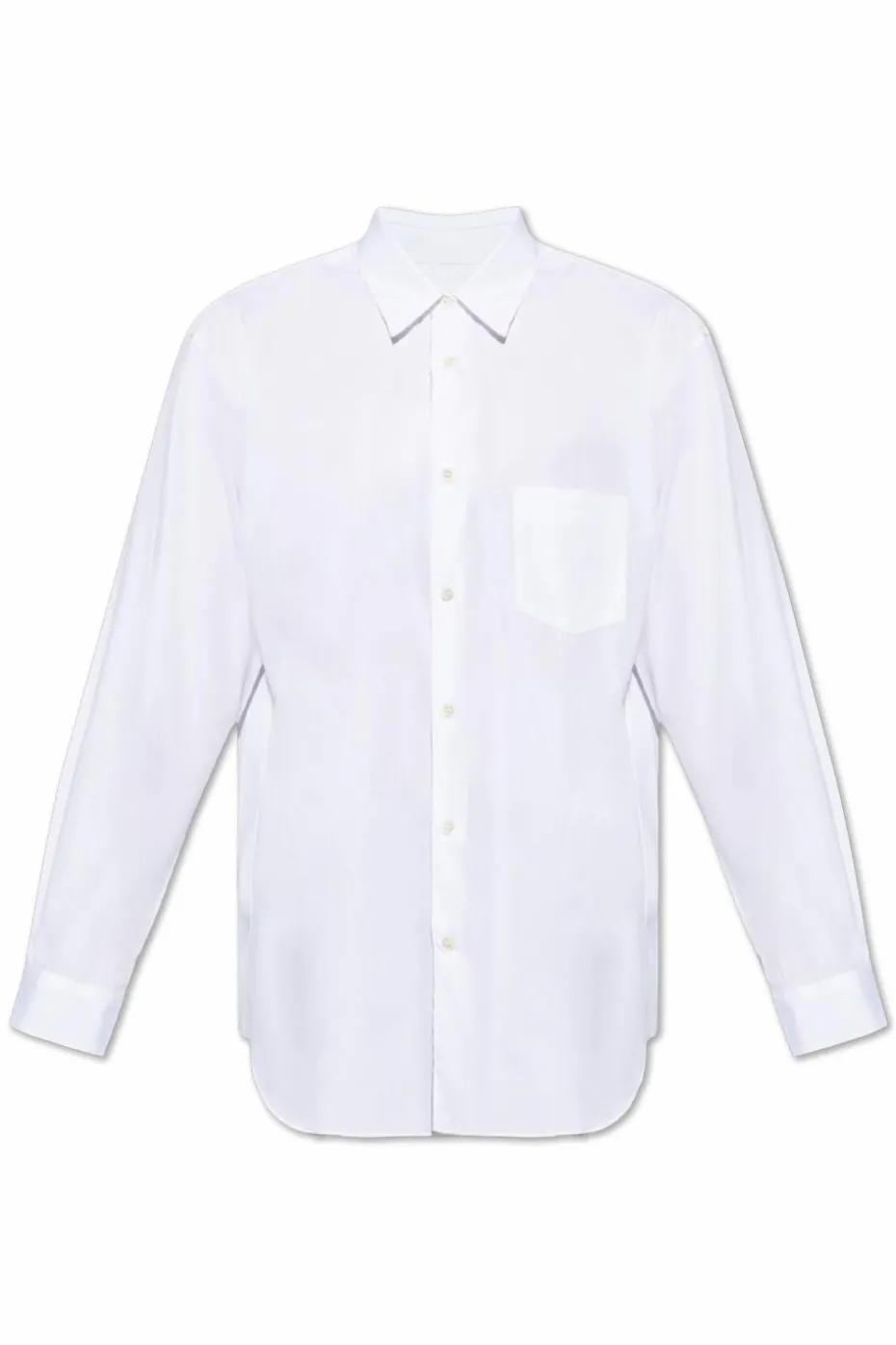 Comme des Garçons Shirt BIAŁY Koszula z kieszenią