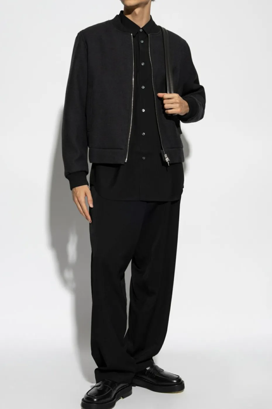 Comme des Garçons Shirt CZARNY Koszula z kieszenią