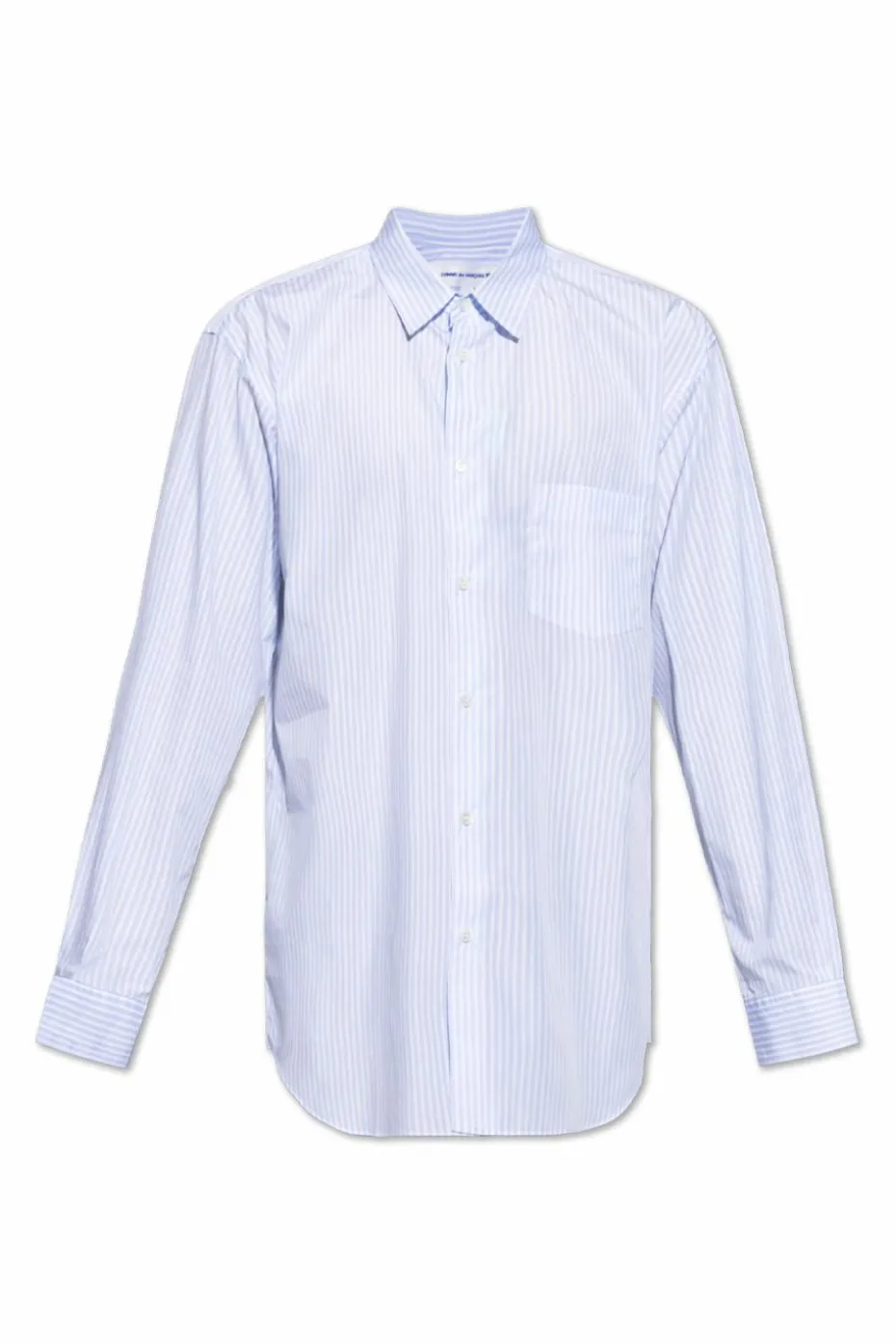 Comme des Garçons Shirt NIEBIESKI Koszula ze wzorem w pasy