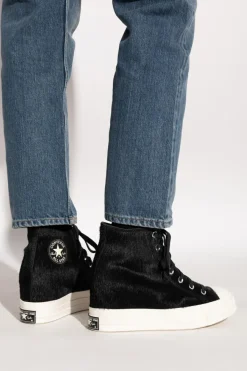 Converse CZARNY Buty sportowe `A12561C` na koturnie