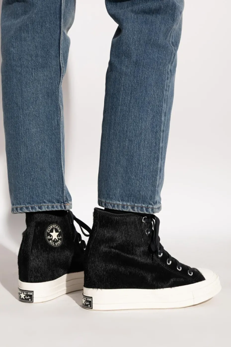 Converse CZARNY Buty sportowe `A12561C` na koturnie