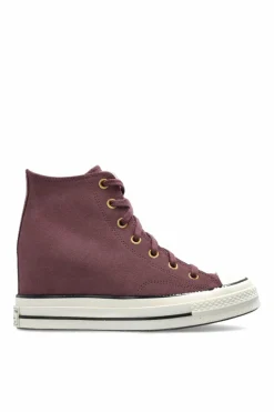 Converse FIOLETOWY Buty sportowe na koturnie ‘Chuck 70’