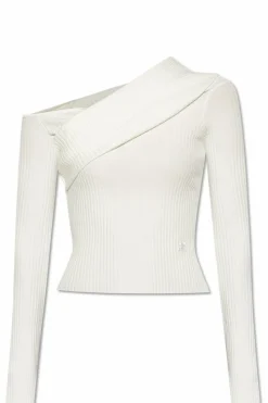 Courrèges BIAŁY Top ‘Twist’