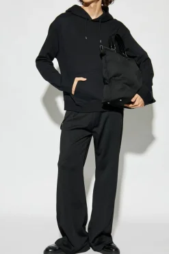 Courrèges CZARNY Bluza z logo