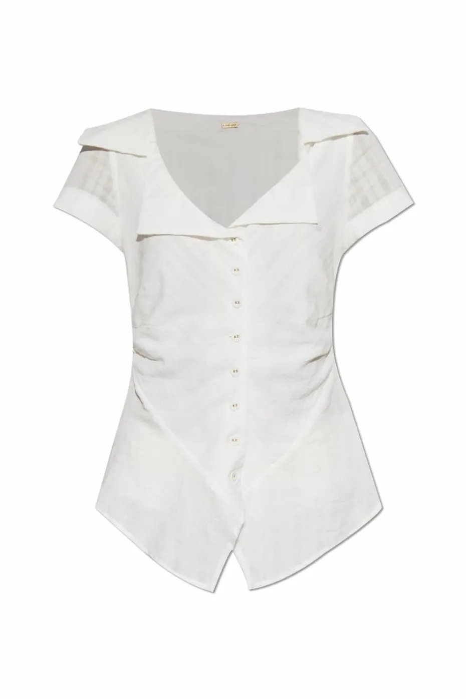 Cult Gaia BIAŁY Top `Shallie`