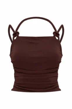 Cult Gaia BRĄZOWY Top `Ren`
