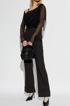 Cult Gaia CZARNY Top `Adi`