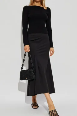 Cult Gaia CZARNY Top `Iris`