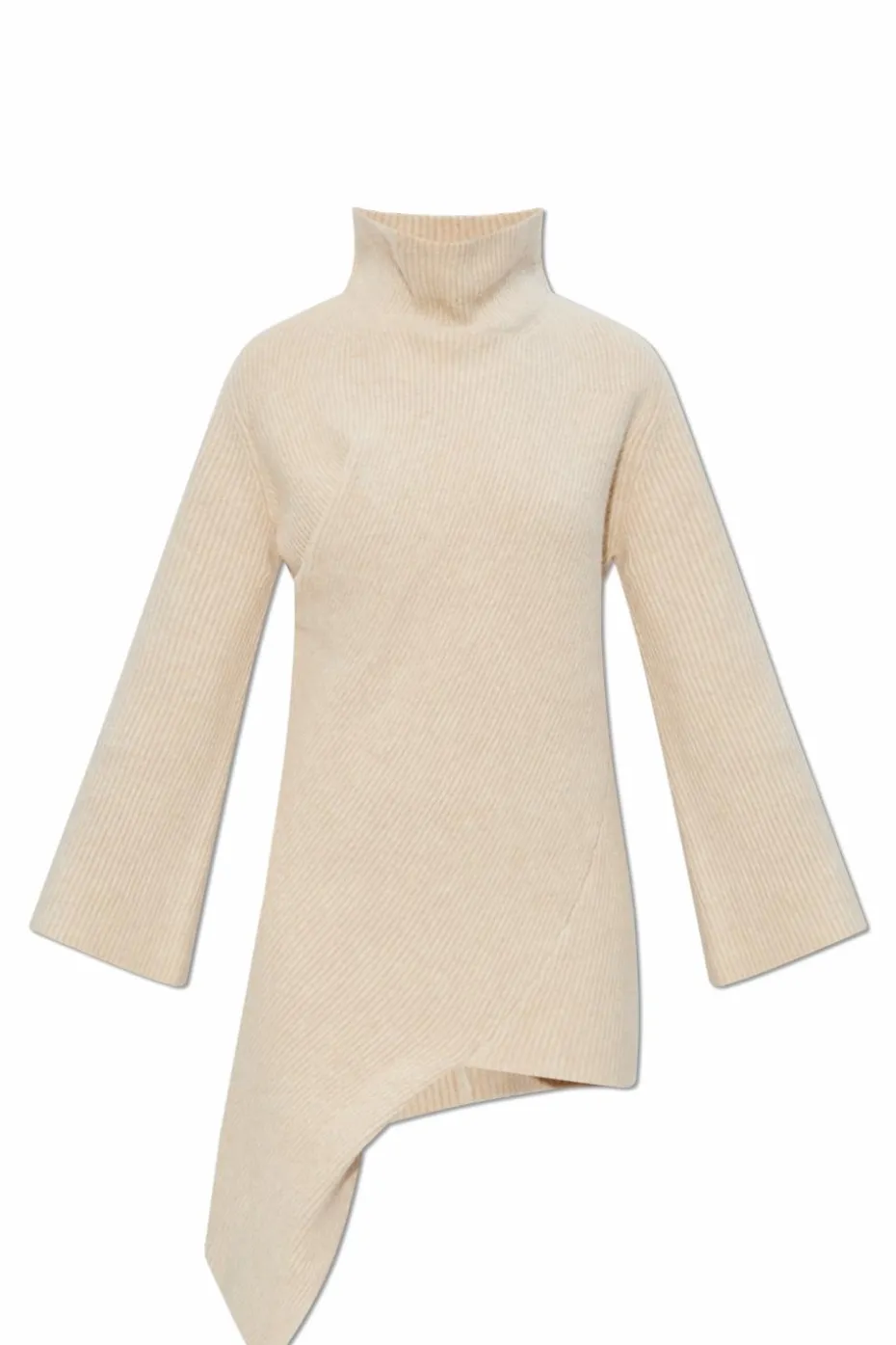 Cult Gaia kremowy Sukienka `Cookne` z golfem
