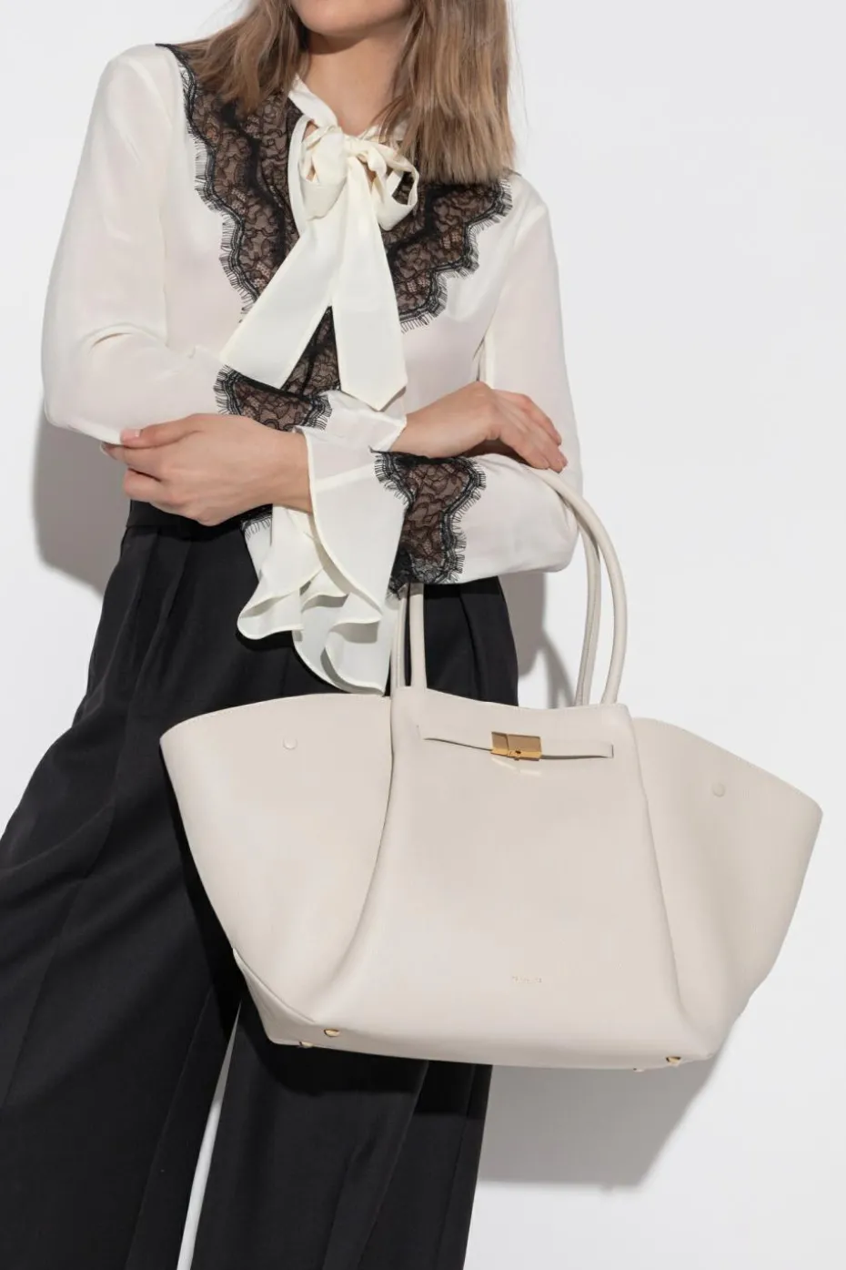 DeMellier kremowy Torba `New York`
