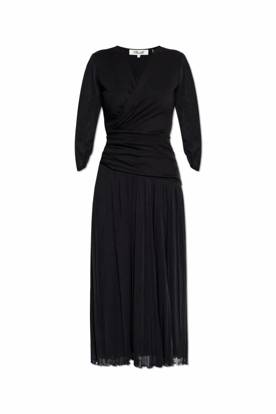 Diane Von Furstenberg CZARNY Sukienka `Gaj`