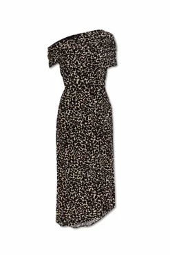 Diane Von Furstenberg CZARNY Sukienka `Agustin Midi`