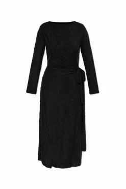 Diane Von Furstenberg CZARNY Sukienka `Simona`