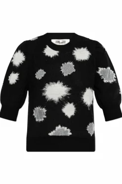 Diane Von Furstenberg CZARNY Sweter `Willa`