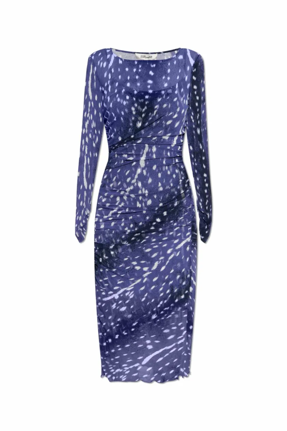 Diane Von Furstenberg GRANATOWY Sukienka `Olso`