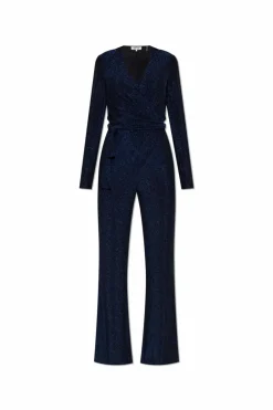 Diane Von Furstenberg GRANATOWY Kombinezon `Cosima`