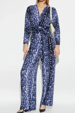 Diane Von Furstenberg NIEBIESKI Kombinezon `Aurelia`