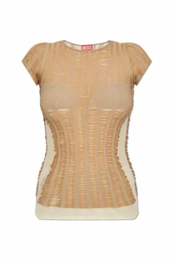 Diesel beżowy Top `M-CALAI-SS`