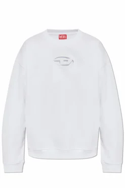 Diesel BIAŁY Bluza `S-BOXT-OD`
