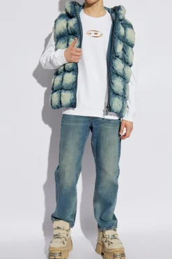 Diesel BIAŁY Bluza `S-BOXT-OD`
