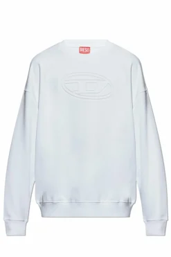 Diesel BIAŁY Bluza `S-MART-BIGOVAL`