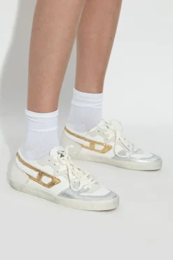 Diesel BIAŁY Buty sportowe ` S-LEROJI D-1 LOW`
